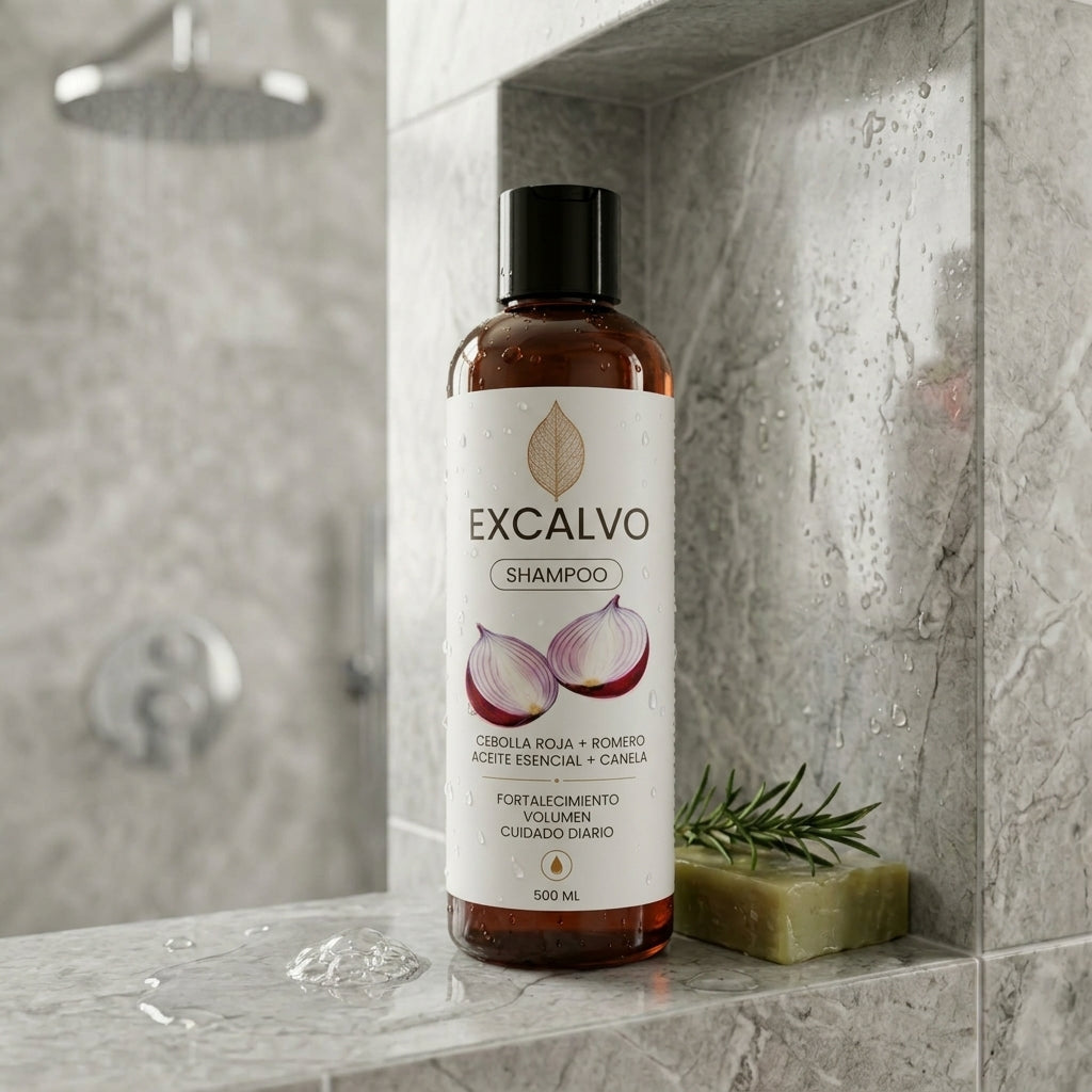 EXCALVO™ Shampoo Anticaída y Crecimiento