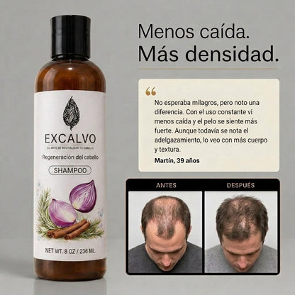 EXCALVO™ Shampoo Anticaída y Crecimiento